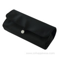 Black Cosmetic Beauty Bag Men Roll Up Makeup